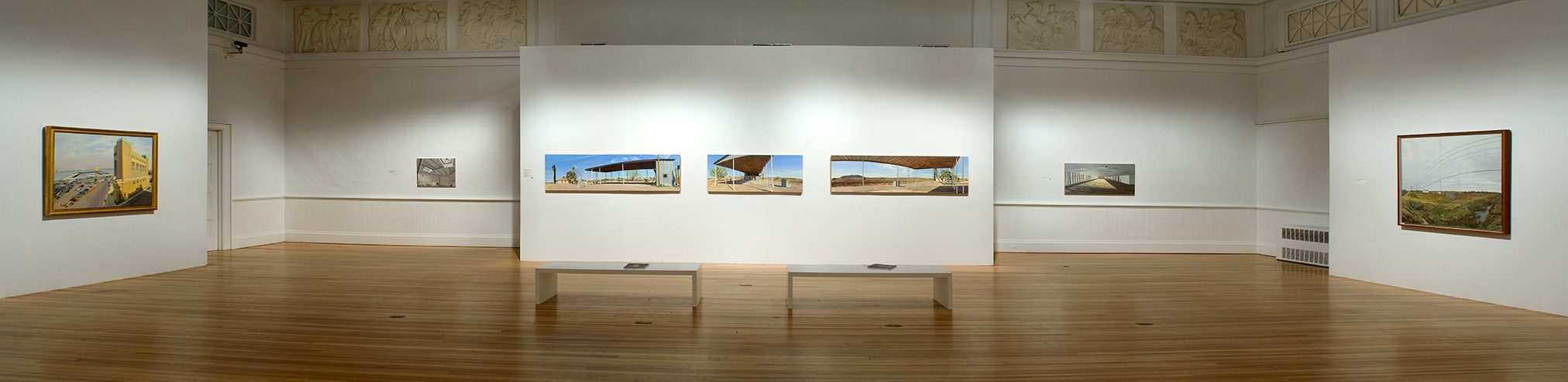 Rackstraw Downes installation view